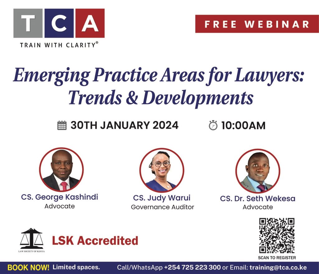 Emerging Practice Areas for Lawyers