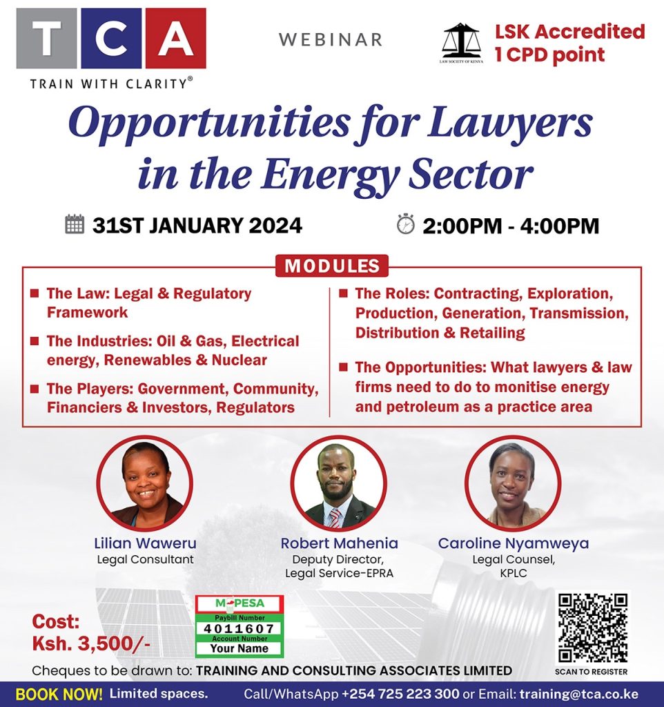 Opportunities for Lawyers in the Energy Sector