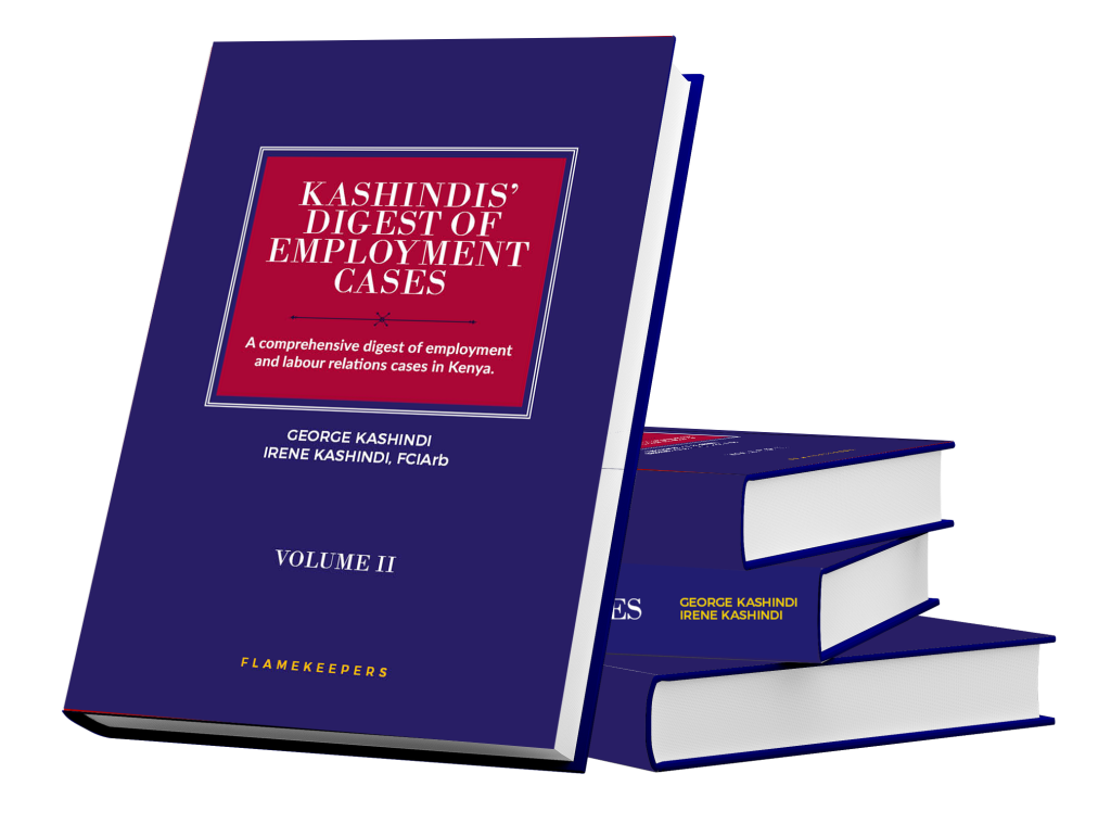 Kashindis Law Digest of Employment Cases Vol 2